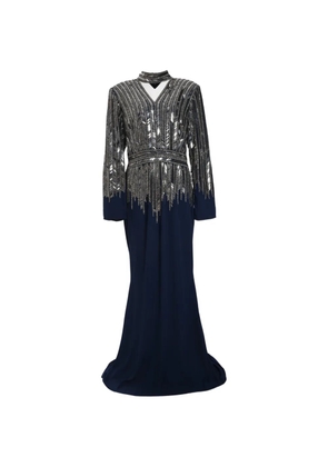Prabal Gurung Jane embellished maxi dress - Blue
