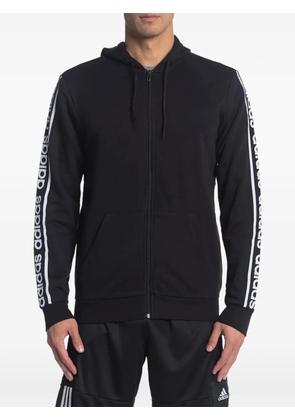 adidas full-zip logo hoodie - Black