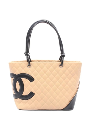 CHANEL Pre-Owned 2004-2005 Cambon Ligne tote bag - Neutrals