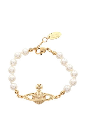 Vivienne Westwood Pre-Owned 2020s mini Bas Relief bracelet - Gold