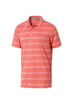 PUMA striped polo shirt - Red