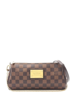 Louis Vuitton Pre-Owned 2013 Eva Damier Ebene chain-strap shoulder bag - Brown