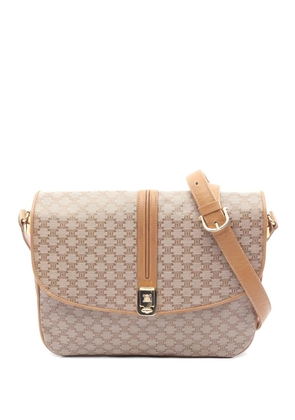 Celine Pre-Owned 2000s Macadam shoulder bag - Neutrals