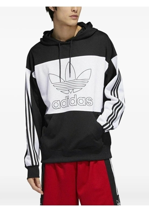 adidas logo hoodie - Black