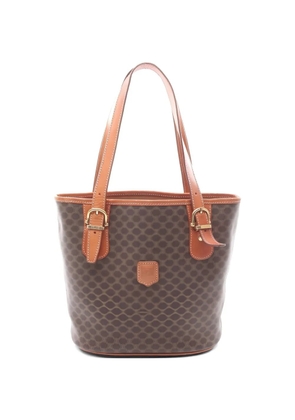 Celine Pre-Owned 2000s Macadam leather tote bag - Brown