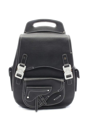 Christian Dior Pre-Owned 2010s Gallop maxi leather backpack - Black