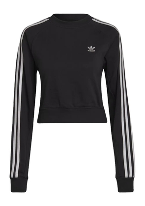 adidas high shine crew sweatshirt - Black