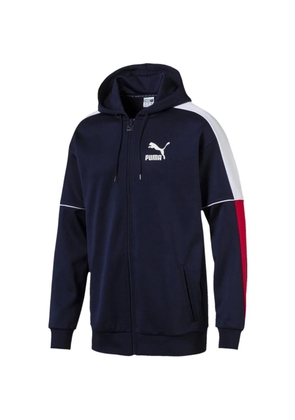 PUMA logo-detail hoodie - Blue