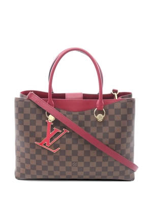 Louis Vuitton Pre-Owned 2018 Riverside Damier-Ébene tote bag - Brown
