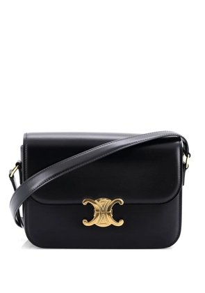 Celine Pre-Owned Triomphe Shoulder Bag Smooth Calfskin Medium crossbody bag - Black