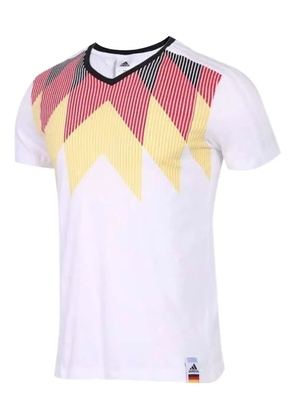 adidas V-neck T-shirt - White