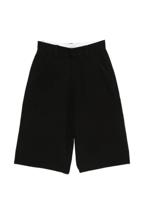 6397 panelled shorts - Black
