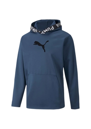 PUMA logo-detail hoodie - Blue