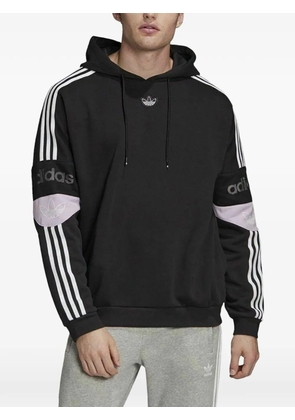 adidas logo-detail hoodie - Black