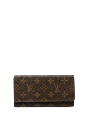 Louis Vuitton Pre-Owned 1991 Monogram Portefeuille Sarah Wallet long wallets - Brown