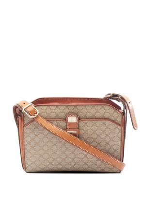 Celine Pre-Owned 2000s Macadam leather shoulder bag - Neutrals