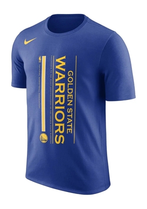 Nike NBA DRI-fit golden state warriors design T-shirt - Blue