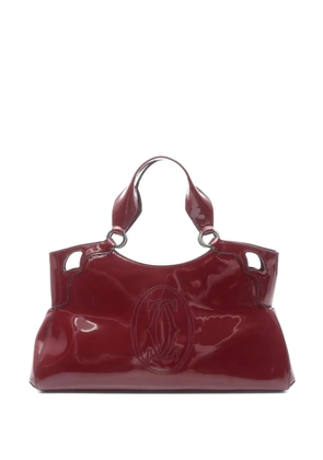 Cartier 2000s LM Marcello De Cartier patent leather handbag - Red