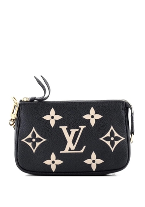 Louis Vuitton Pre-Owned Pochette Accessoires Bicolor Monogram Empreinte Giant Mini clutch bag - Black