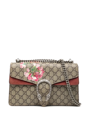 Gucci Pre-Owned 2016-2026 Medium GG Supreme Blooms Dionysus shoulder bag - Brown