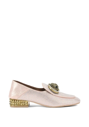 Kurt Geiger London embellished bead detail loafers - Pink