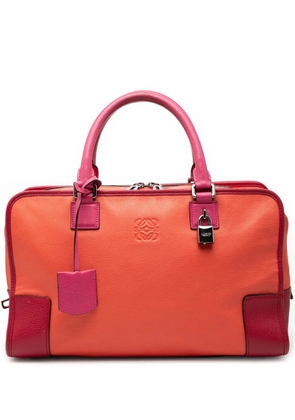 Loewe Pre-Owned 2012 Tricolor Leather Amazona 36 handbag - Orange