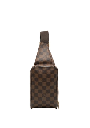 Louis Vuitton Pre-Owned 2007 Damier Ebene Geronimos crossbody bag - Brown