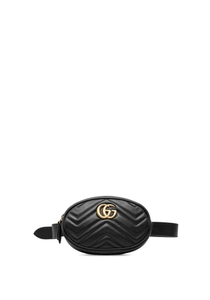 Gucci Pre-Owned 2016-2026 GG Marmont Matelasse Leather belt bag - Black