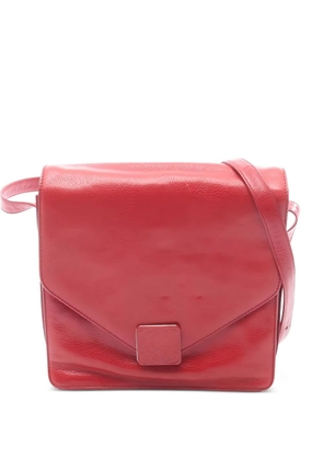 Loewe Pre-Owned 2000s Anagram leather shoulder bag - Red