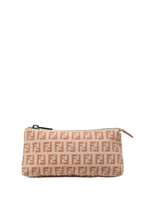 Fendi Pre-Owned 2000-2010 Zucchino Canvas pouch - Brown