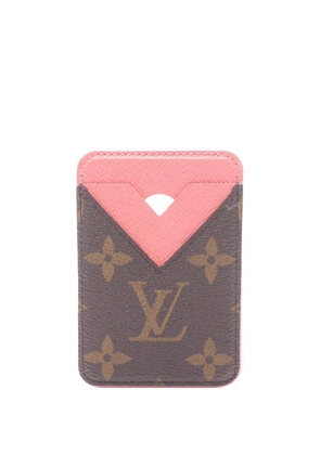 Louis Vuitton Pre-Owned 2025 Monogram Porte Cartes Magnet Case card holder - Brown
