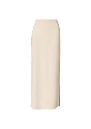 Fabiana Filippi side-split maxi skirt - Neutrals