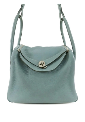 Hermès Pre-Owned 2009 Clemence Lindy 30 shoulder bag - Blue