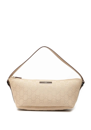 Gucci Pre-Owned 2000-2015 GG Canvas Boat shoulder bag - Brown