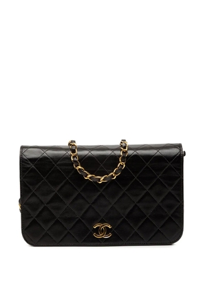 CHANEL Pre-Owned 1997-1999 CC Quilted Lambskin Full Flap crossbody bag - Black
