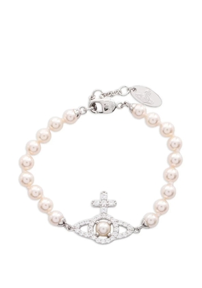 Vivienne Westwood Pre-Owned 2020s Olympia orb-embellishment bracelets - Silver