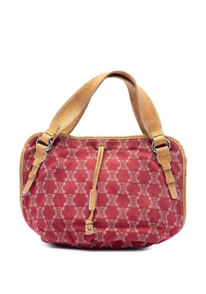 Celine Pre-Owned 2007 Macadam Denim Bittersweet Hobo handbag - Red