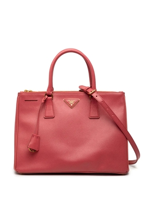 Prada Pre-Owned 2013-2026 Medium Saffiano Lux Galleria Double Zip satchel - Pink