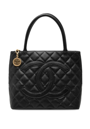 CHANEL Pre-Owned 2005-2006 Caviar Medallion tote bag - Black
