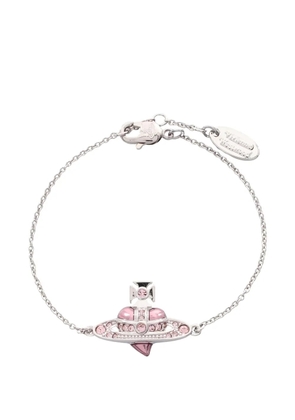 Vivienne Westwood Pre-Owned 2020s New Diamante Heart bracelet - Silver