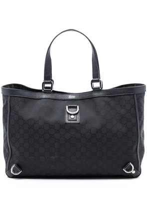 Gucci Pre-Owned 2016-2026 GG Canvas Abbey D Ring tote bag - Black