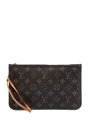Louis Vuitton Pre-Owned 2016 Monogram Neverfull Pouch clutch bag - Brown