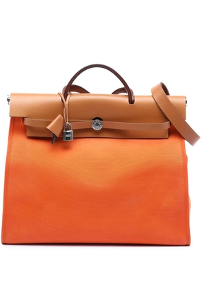 Hermès Pre-Owned 2011 Toile Herbag Zip 31 satchel - Brown