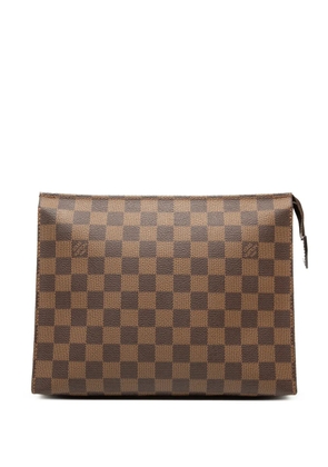 Louis Vuitton Pre-Owned 1990-2010 Damier Ebene Toiletry Pouch 26 clutch bag - Brown