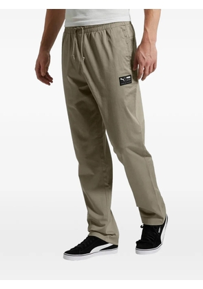 PUMA Downtown logo-detail track pants - Neutrals