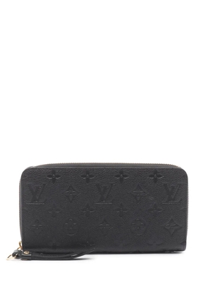Louis Vuitton Pre-Owned 2021-2026 Monogram Empreinte Zippy long wallets - Black