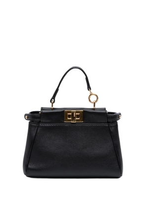 Fendi Pre-Owned 2010-2026 Micro Nappa Peekaboo Iconic satchel - Black