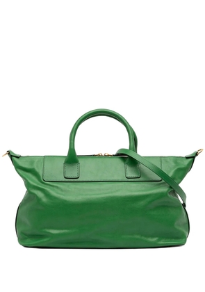 Marni Pre-Owned 2010-2025 Leather Top Handle Zip satchel - Green