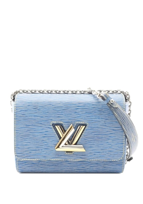 Louis Vuitton Pre-Owned 2015 Twist MM Epi Denim chain shoulder bag - Blue