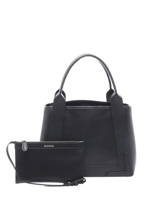 Balenciaga Pre-Owned 2010-2026 Canvas Navy Cabas S tote bag - Black